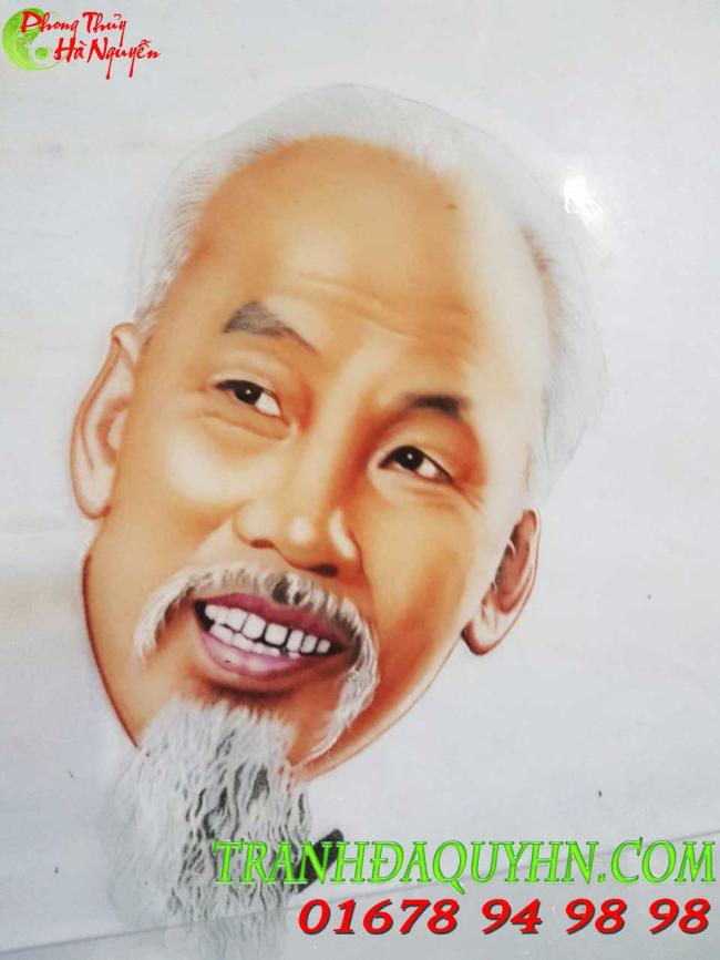 Tranh chân dung chủ tịch Hồ Chí Minh